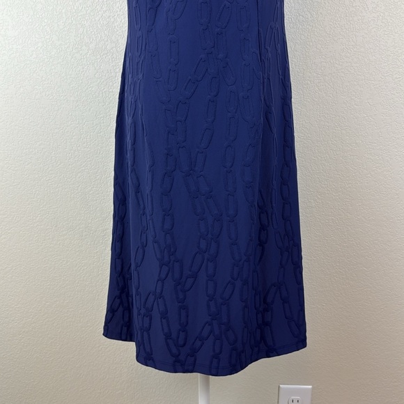 J. McLaughlin Maria Navy Blue Catalina Halter Mini Dress Size Medium - Picture 8 of 13